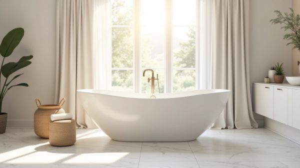 Choisir une baignoire pour optimiser confort et style